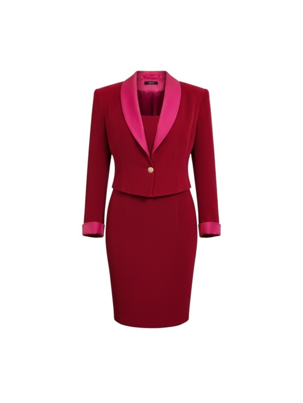 Vintage Dana Buchman Silk 3-Piece Skirt Suit Set